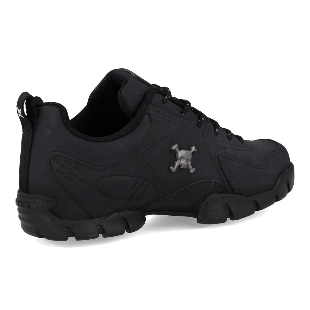OAKLEY TENIS STRATUS SKULL FOF100624-001 Preto COURO_6__